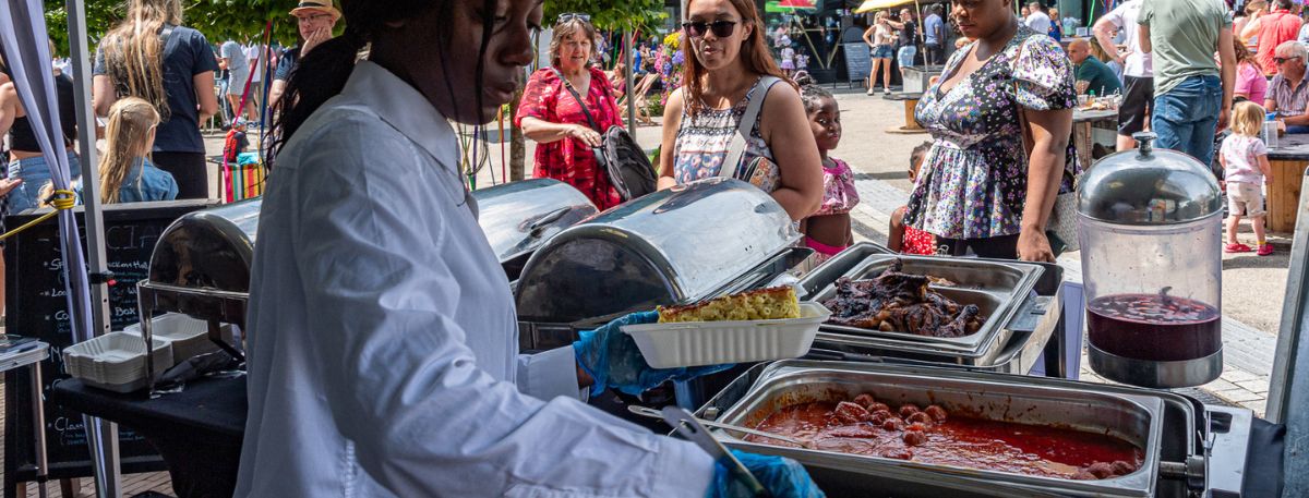 A picture of a food stall from Ashford Food & Drink Festival 2024