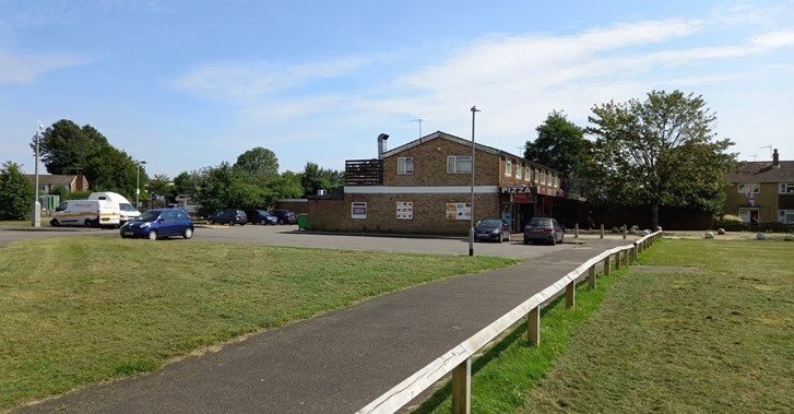 External view of Bockhanger community space ahead of public consultation into redevelopment plans