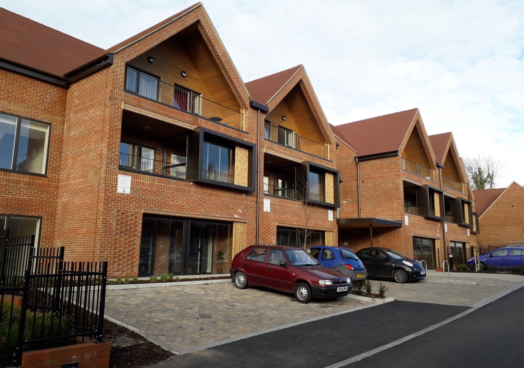 The exterior view of Danemore in Tenterden