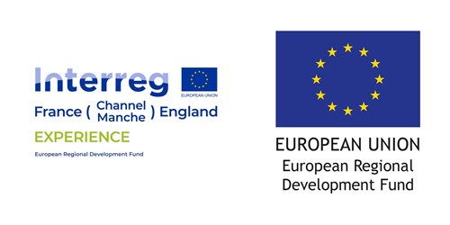Interreg Experience logo and EU ERDF logos