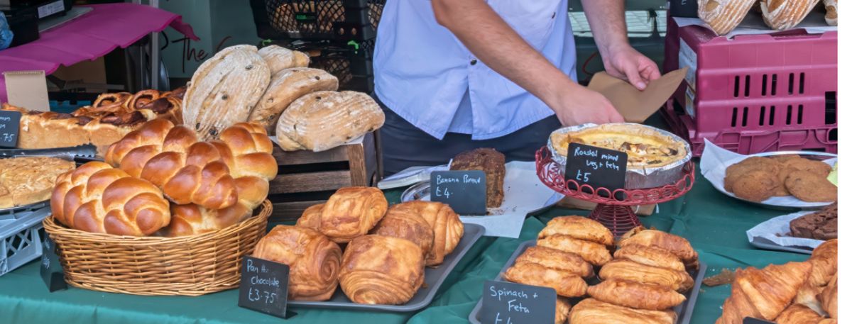 Photo of stall at Ashford Food and Drink festival.