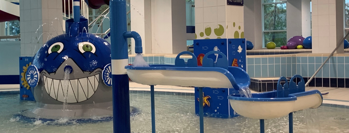 water features at The Stour Centre pool in Ashford