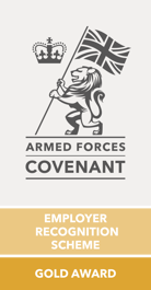 Armed Forces Covenant Gold award