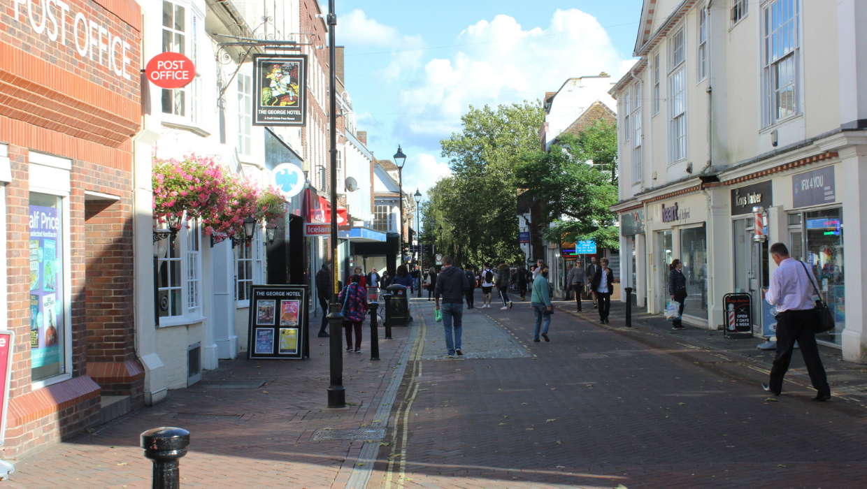 Ashford Town Centre High Street tile