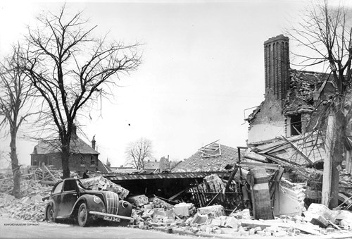 Bombing of Beaver Road School March 1943 (c) Ashford Borough Museum