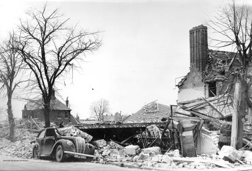 Bombing of Beaver Road School March 1943 (c) Ashford Borough Museum