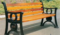 Cavendish seat memorial bench