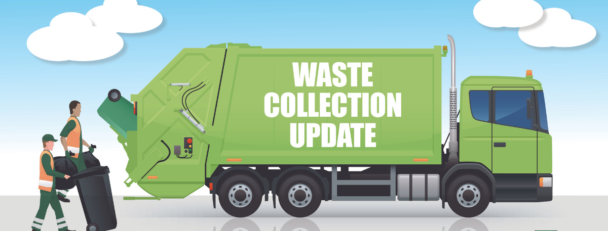 Waste collections update graphic
