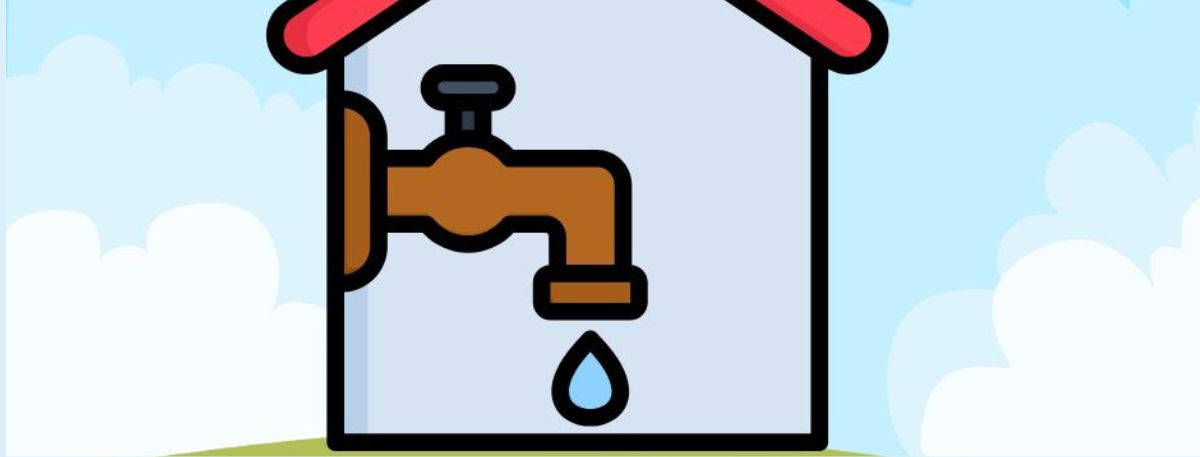 Graphic of tap in house.