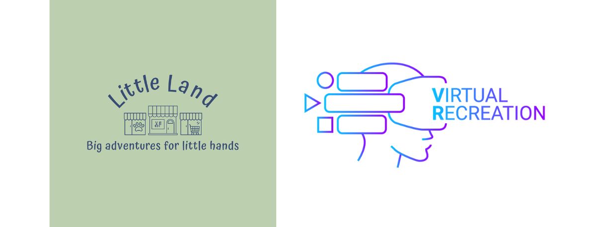 little land and virtual recreation's logos