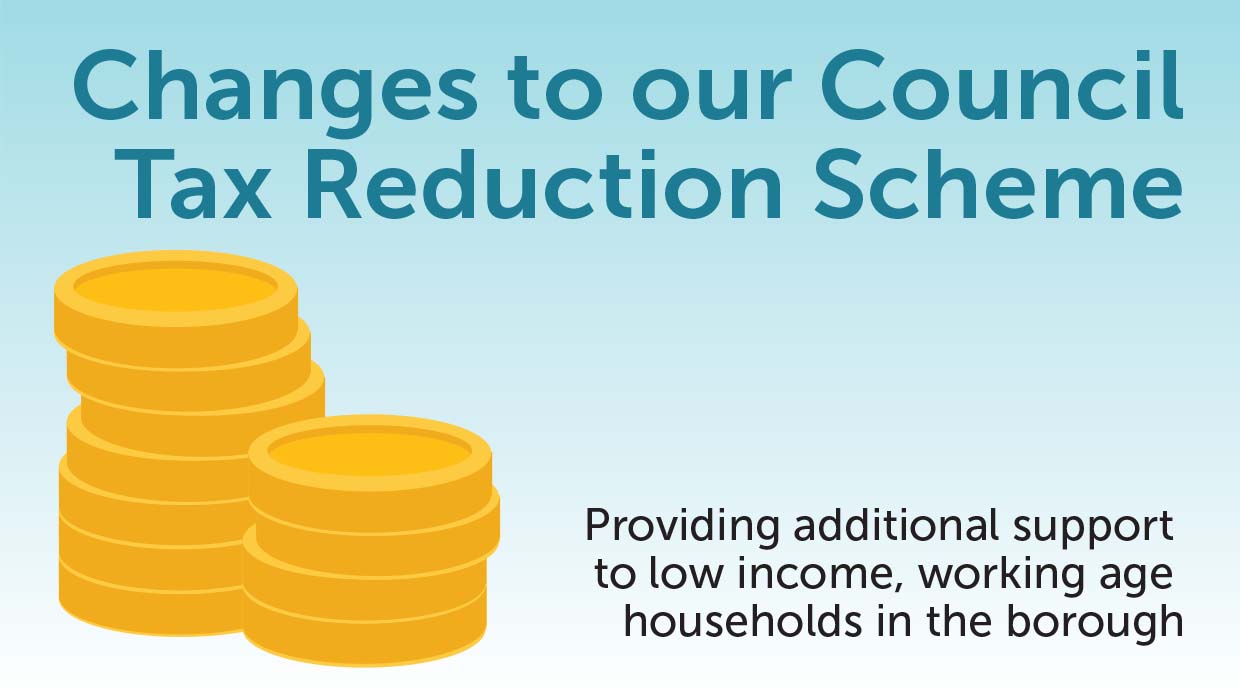 Changes to our Council Tax Reduction scheme graphic tile