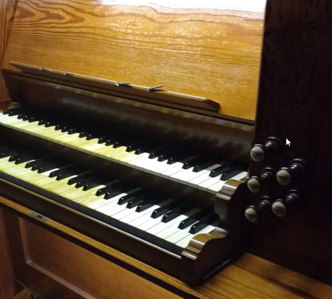A close up look at the restored WWI memorial church organ in Tenterden