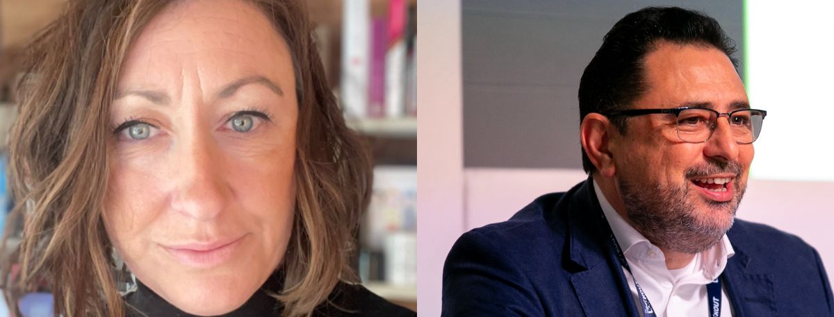 Left to right - Rebecca Wilcox and Brian Horton, the new Co-Chairs of the Kent Housing Group